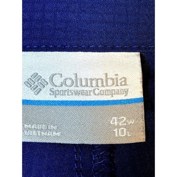 Columbia PFG Men's Blue Performance Fishing Shorts Rip Stop‎ Size 42 - Picture 10 of 13